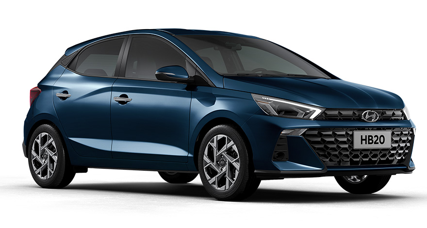 Hyundai HB20 azul