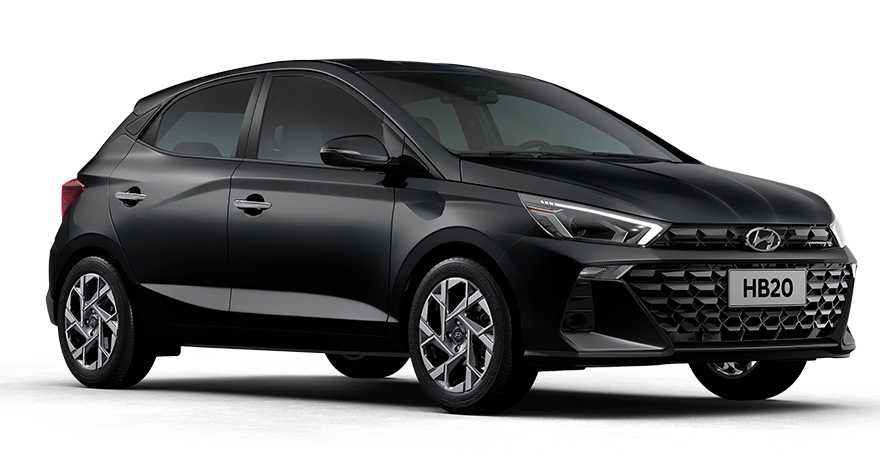Hyundai HB20 negro