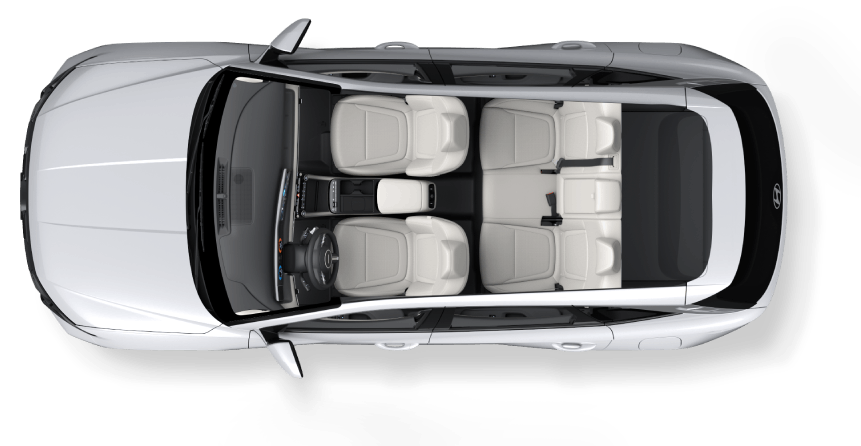 Hyundai New Tucson-interior cuero gris auto